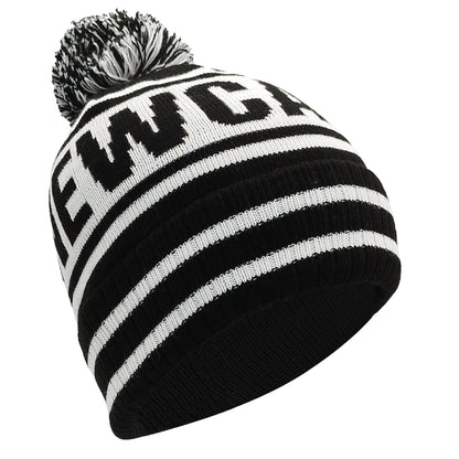 Newcastle United Black & White Bobble Hat