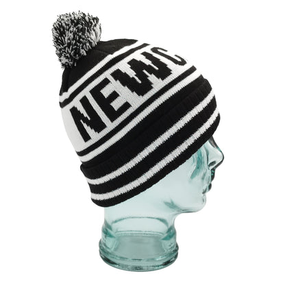 Newcastle United Black & White Bobble Hat