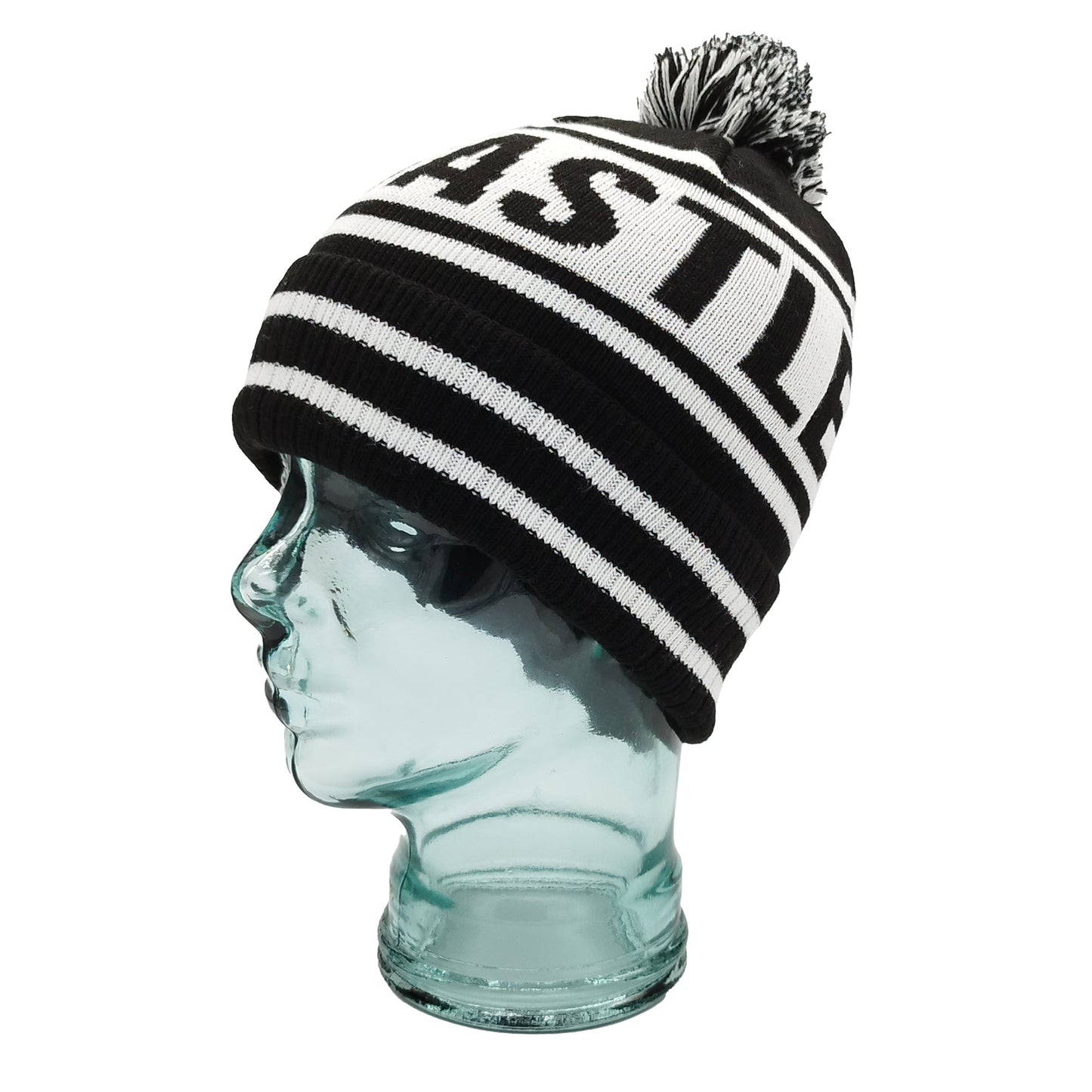 Newcastle United Black & White Bobble Hat