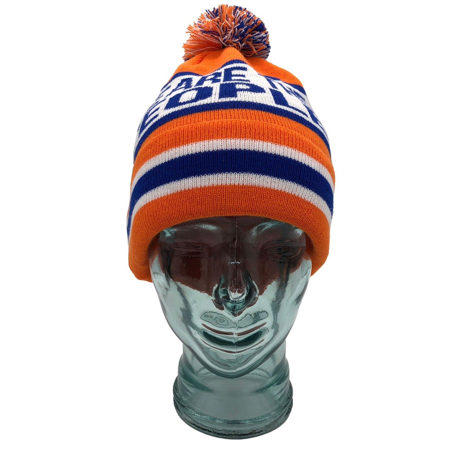 Rangers We Are The People Orange White Blue Bobble Hat