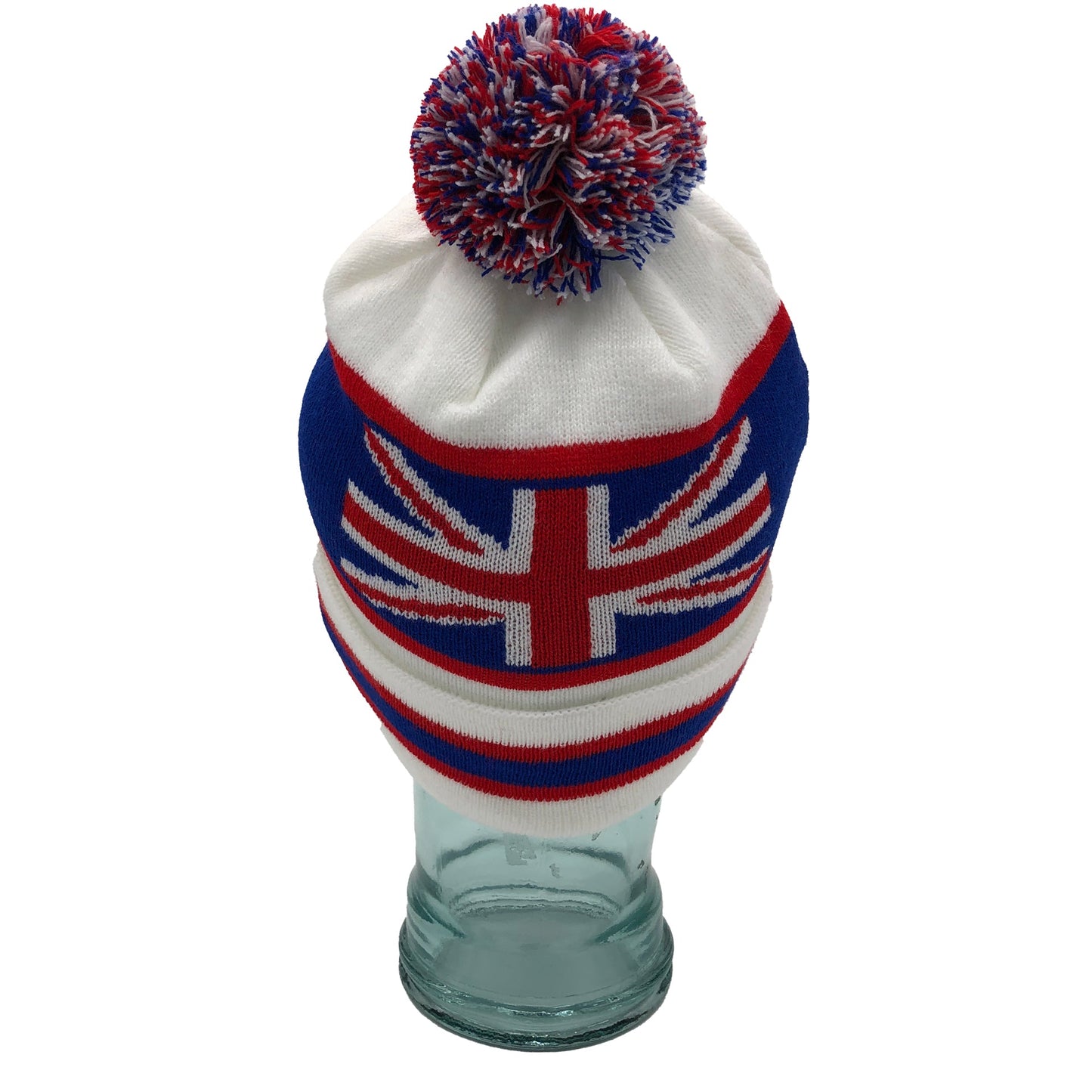 Rangers We Are The People White Blue & Red Bobble Hat