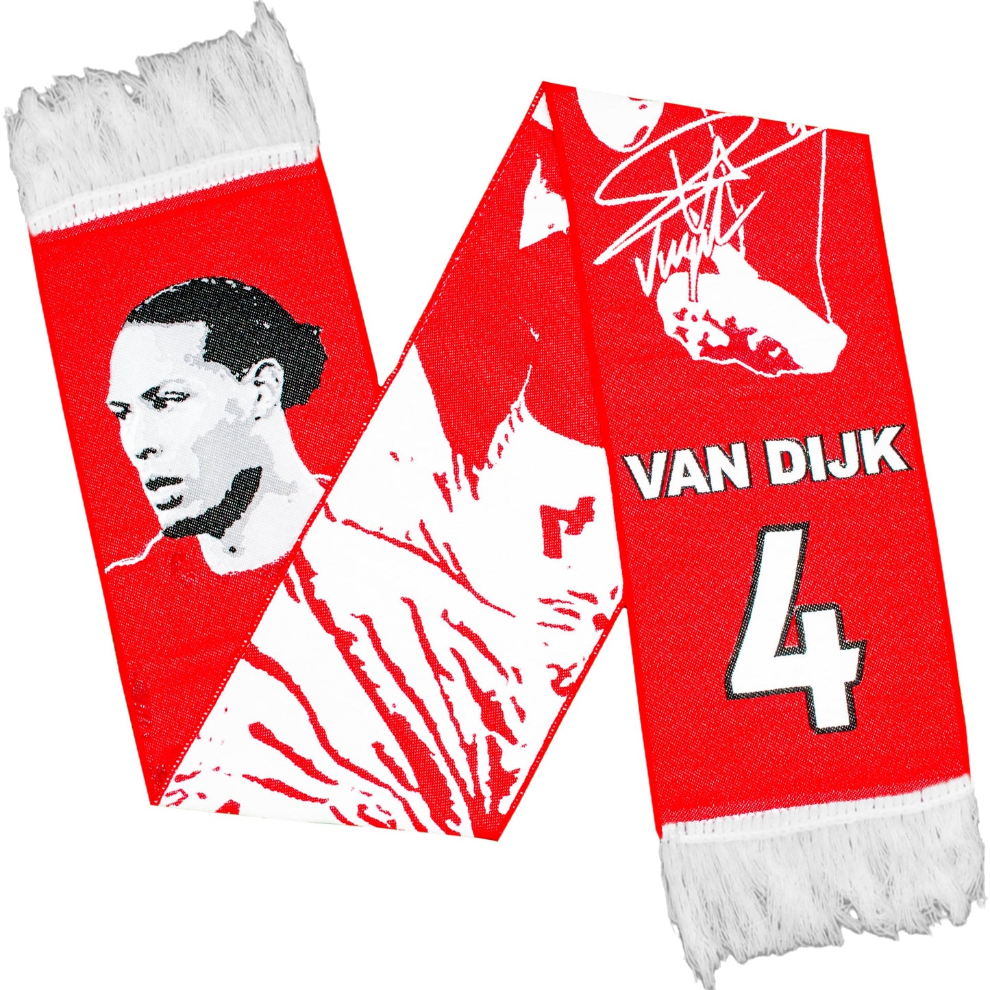 Van Dijk Liverpool Portrait Scarf HD