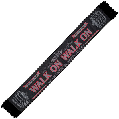 Liverpool Walk On - Black/Grey/Red Scarf HD