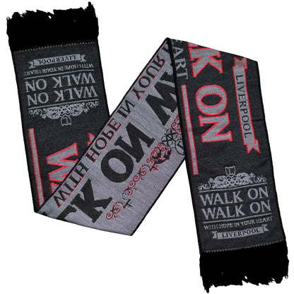 Liverpool Walk On - Black/Grey/Red Scarf HD