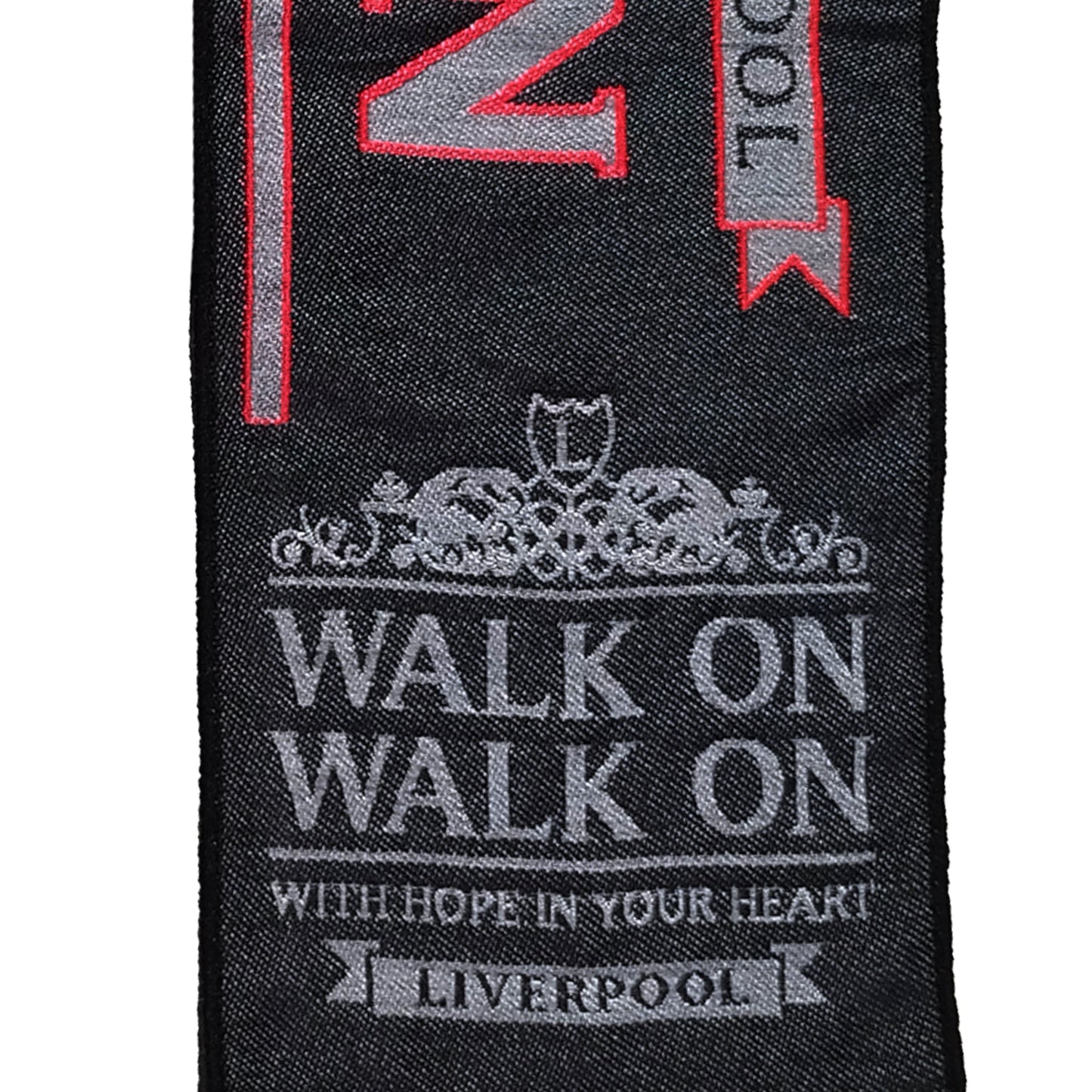 Liverpool Walk On - Black/Grey/Red Scarf HD