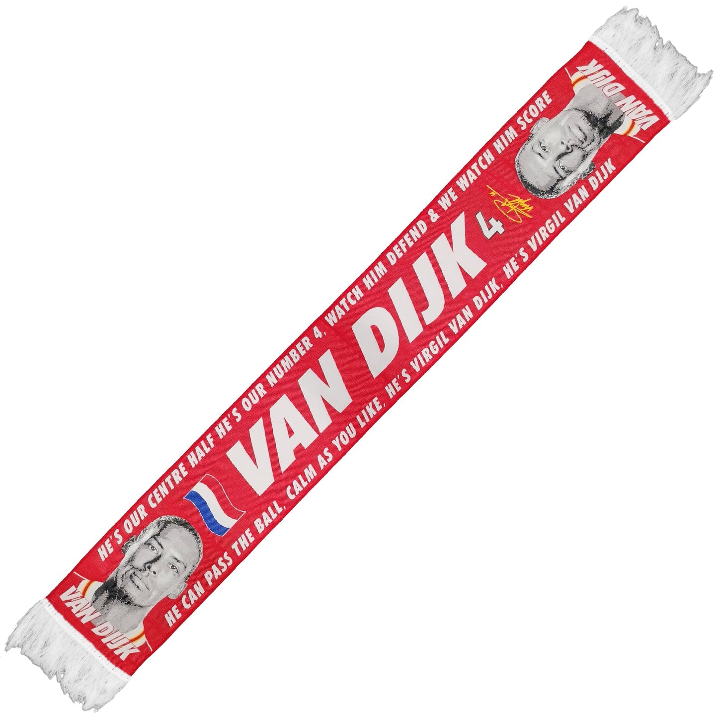 Van Dijk 24/25 Liverpool Scarf HD