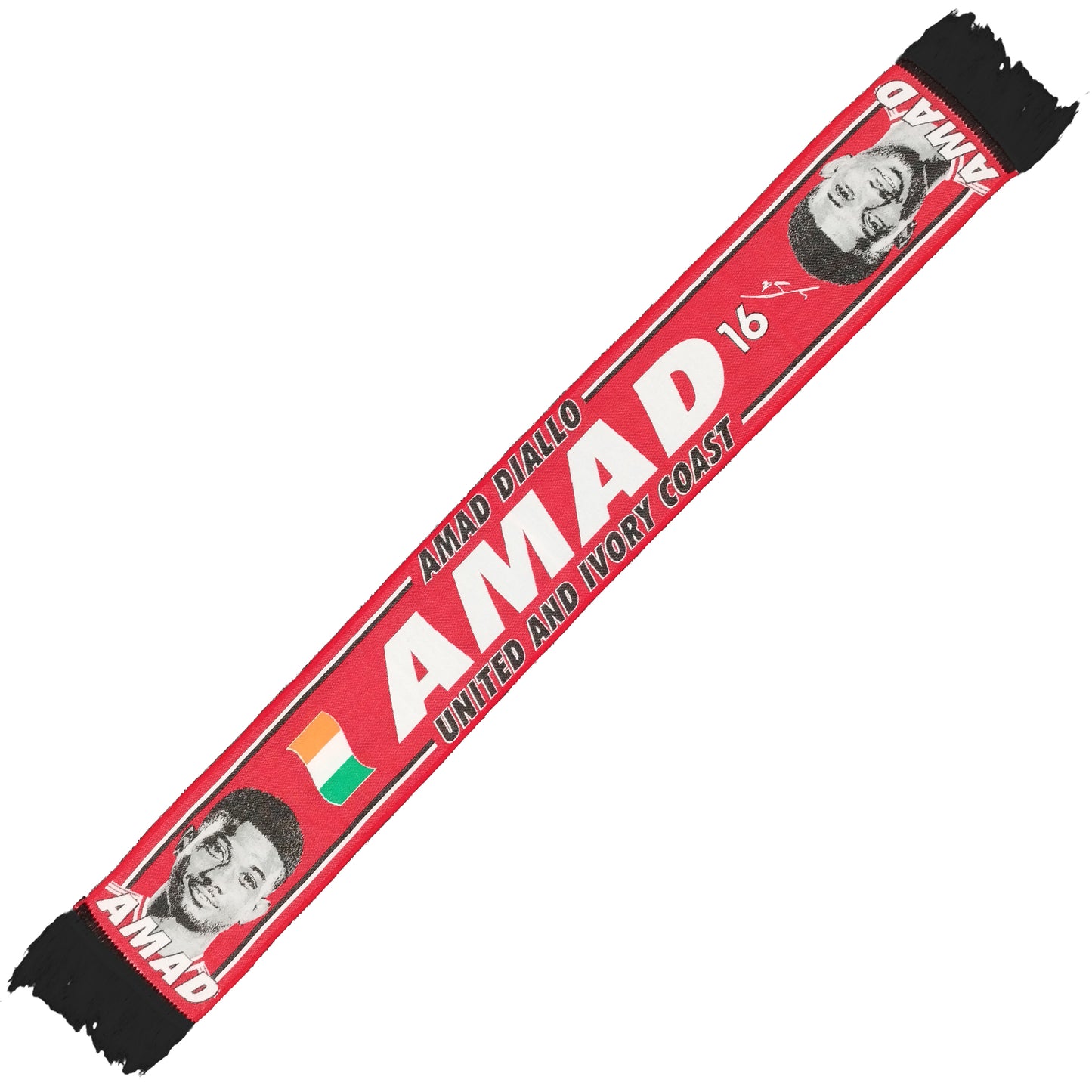 Amad 24/25 Manchester United Scarf HD