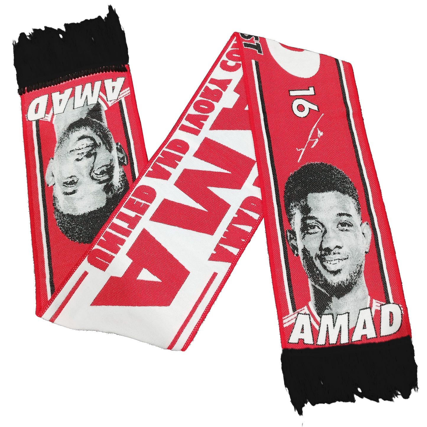 Amad 24/25 Manchester United Scarf HD