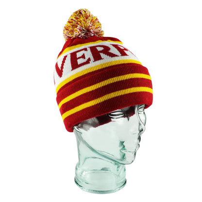 Red White & Yellow Liverpool Bobble Hat