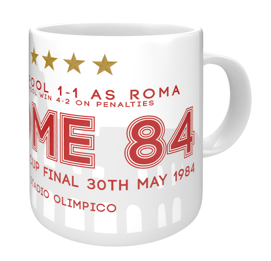 Rome 84 Programme Liverpool Mug