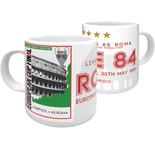 Rome 84 Programme Liverpool Mug