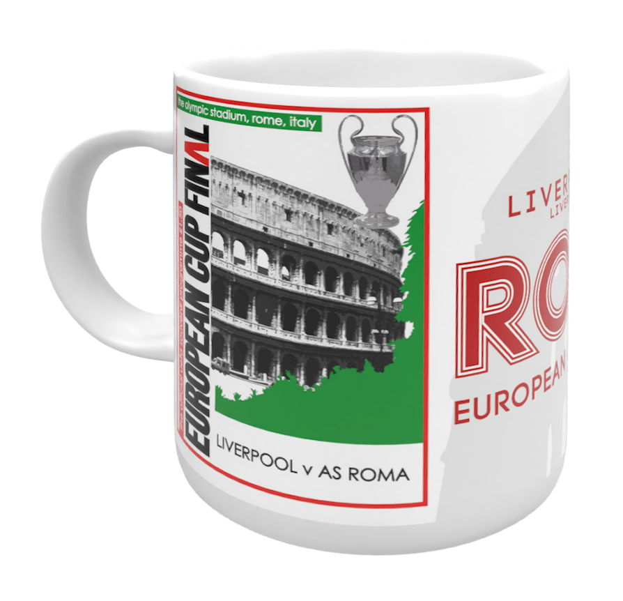 Rome 84 Programme Liverpool Mug