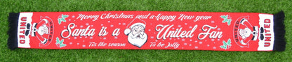 Santa is a United Fan Scarf