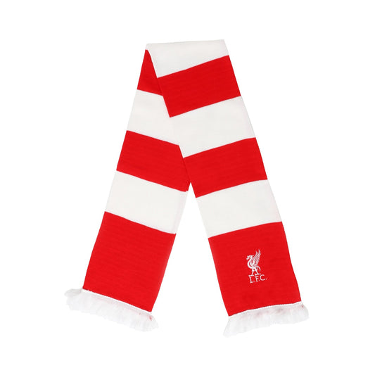 LFC Red & White Bar Scarf