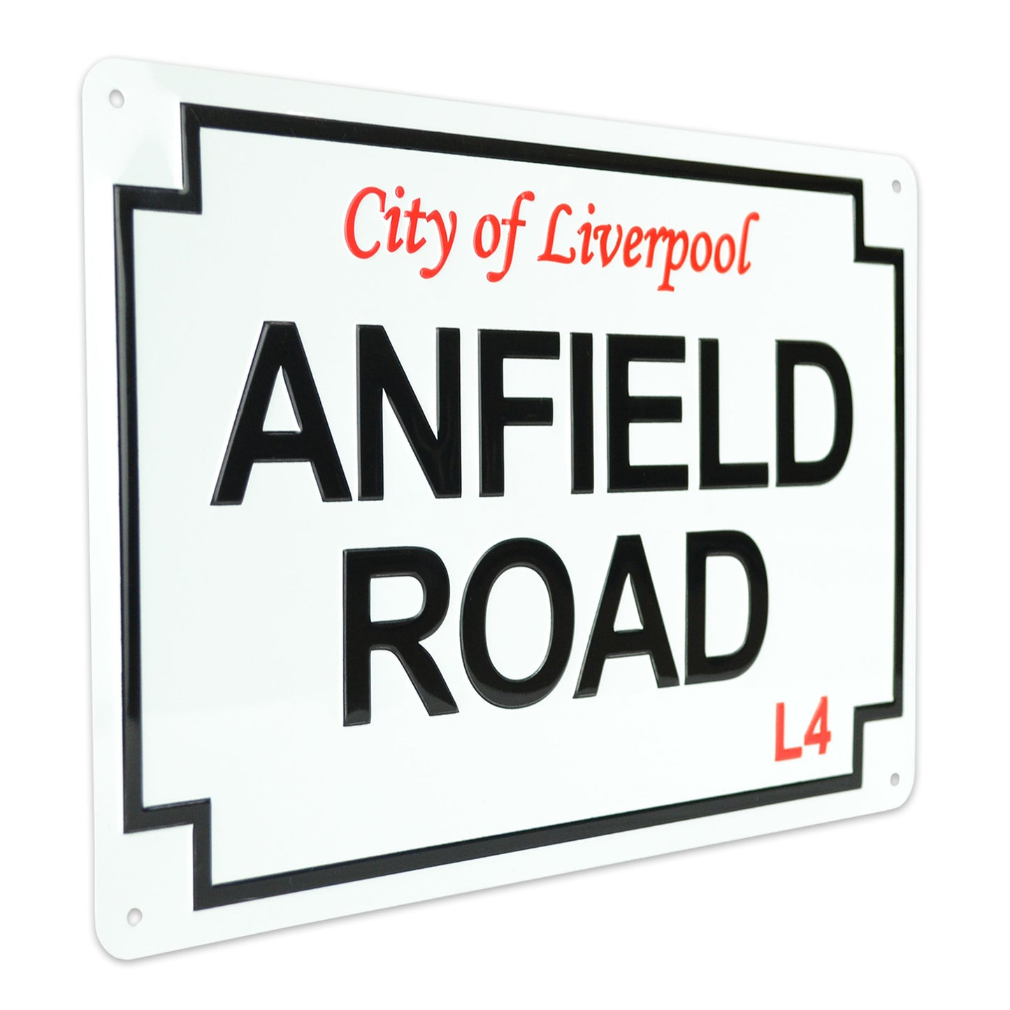 Anfield Road Large SS Tin Sign