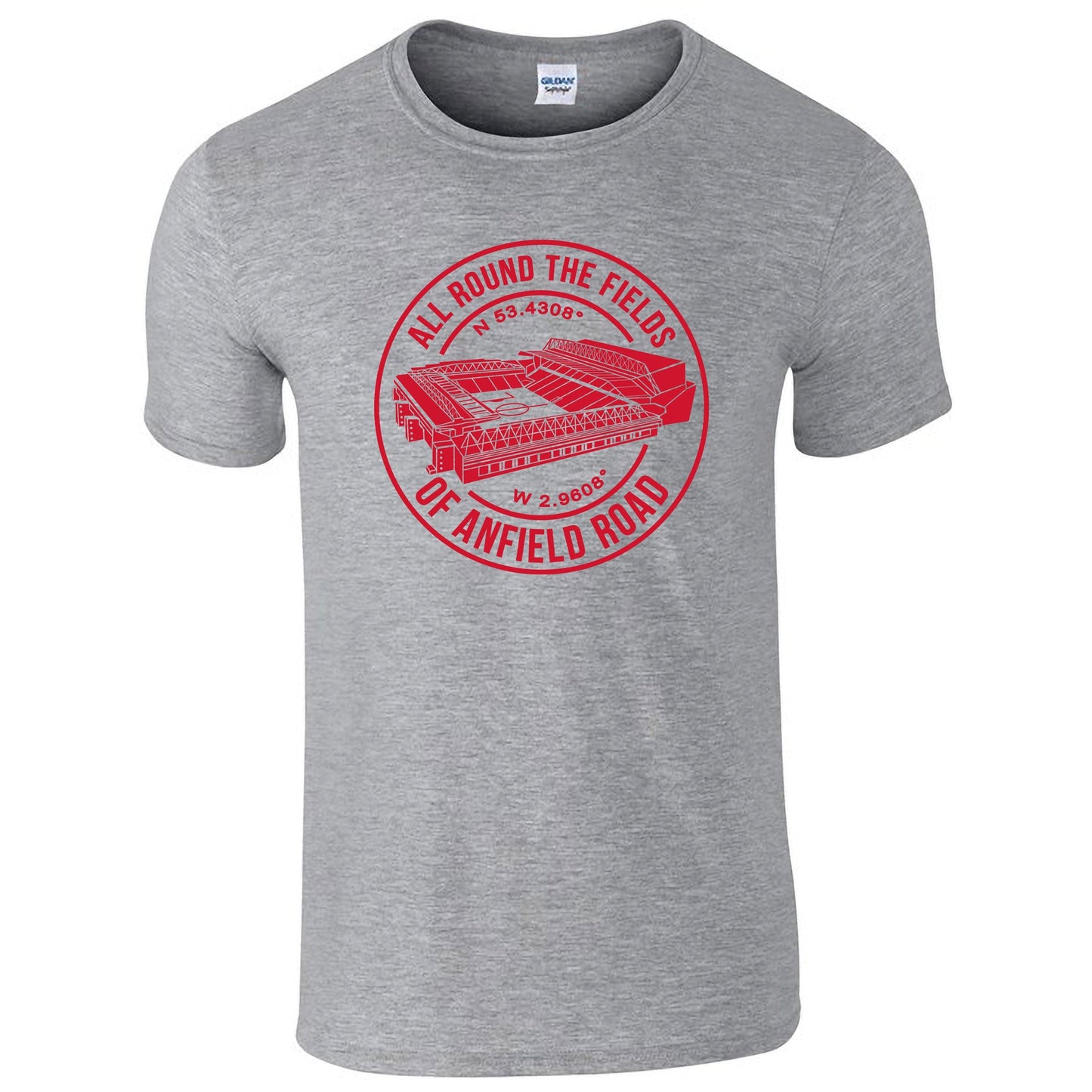 All Round the Fields of Anfield Road T-Shirt Adult