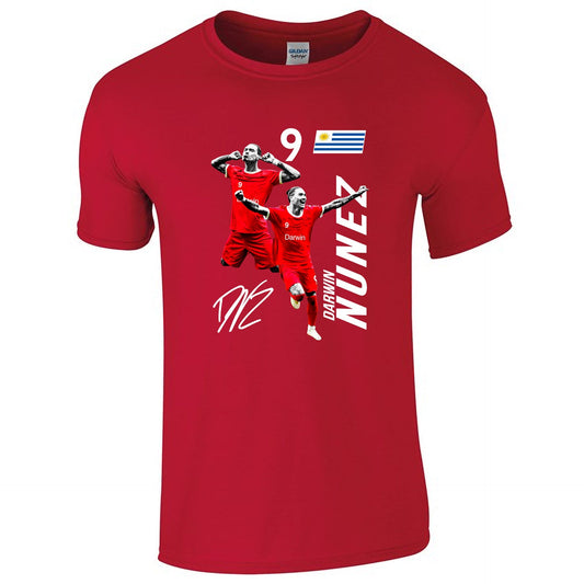 Liverpool Nunez T-Shirt - Red (Kids)