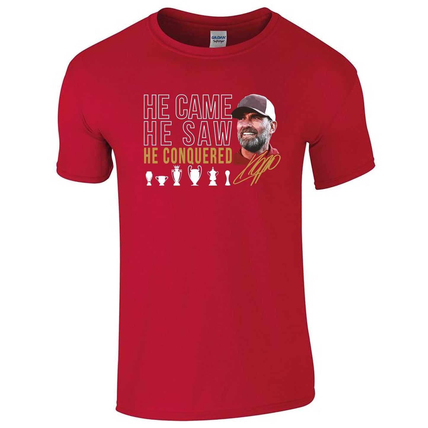 Liverpool Klopp Conquered T-Shirt - Red (Kids)