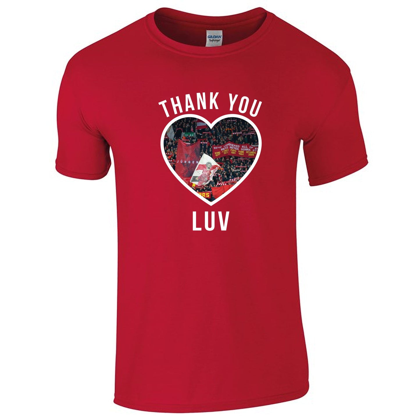 Liverpool Klopp Thank You Luv T-Shirt Adult