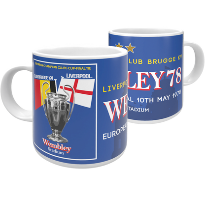 Wembley 78 Programme Liverpool Mug