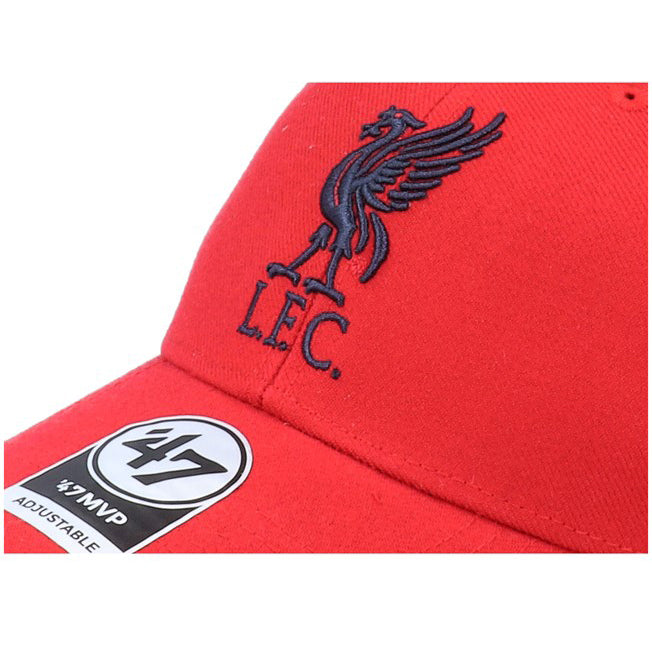 LFC Cap Red w/ Raised Black Embroidered Logo