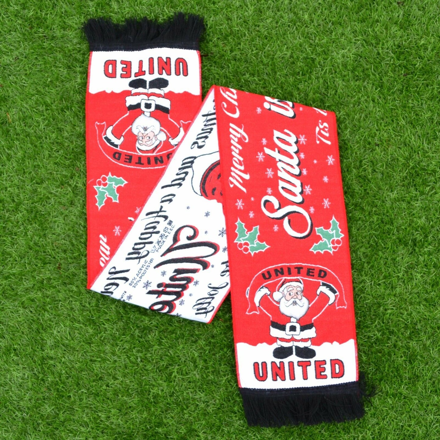 Santa is a United Fan Scarf